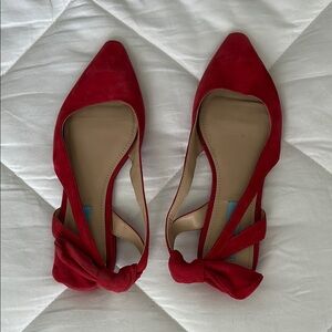 Draper James Harriet Red Women's flat - 6.5